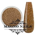 Nail Art Glasperlen - Glas Beads - kupfer Nägel Nail art Nailart Nageldesign Nagel